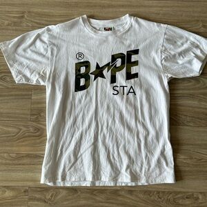 Bape Tee sz M camo logo